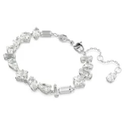 Swarovski Mesmera Bracelet Mixed Cuts, White, Rhodium Plated -Jewelry Store mesmera bracelet mixed cuts white rhodium plated swarovski 5661529 2