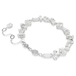 Swarovski Mesmera Bracelet Mixed Cuts, White, Rhodium Plated -Jewelry Store mesmera bracelet mixed cuts white rhodium plated swarovski 5661529 4