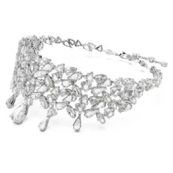 Swarovski Mesmera Choker Mixed Cuts, White, Rhodium Plated -Jewelry Store mesmera choker mixed cuts white rhodium plated swarovski 5661523 2