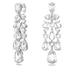 Swarovski Mesmera Clip Earrings Mixed Cuts, Chandelier, White, Rhodium Plated 10 Swarovski Mesmera Clip Earrings Mixed Cuts, Chandelier, White, Rhodium Plated -Jewelry Store mesmera clip earrings mixed cuts chandelier white rhodium plated swarovski 5661691 2