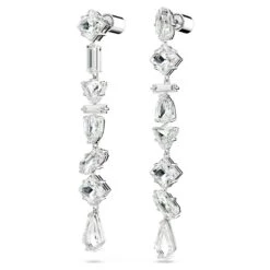 Swarovski Mesmera Drop Earrings Asymmetrical Design, Mixed Cuts, Long, White, Rhodium Plated 11 Swarovski Mesmera Drop Earrings Asymmetrical Design, Mixed Cuts, Long, White, Rhodium Plated -Jewelry Store mesmera drop earrings asymmetrical design mixed cuts long white rhodium plated swarovski 5661687 3