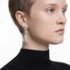 Swarovski Mesmera Drop Earrings Mixed Cuts, White, Rhodium Plated -Jewelry Store mesmera drop earrings mixed cuts white rhodium plated swarovski 5652038