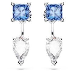 Swarovski Mesmera Earring Jackets Mixed Cuts, Detachable, Blue, Rhodium Plated 9 Swarovski Mesmera Earring Jackets Mixed Cuts, Detachable, Blue, Rhodium Plated -Jewelry Store mesmera earring jackets mixed cuts detachable blue rhodium plated swarovski 5665767 2