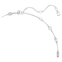 Swarovski Mesmera Necklace Mixed Cuts, Scattered Design, White, Rhodium Plated -Jewelry Store mesmera necklace mixed cuts scattered design white rhodium plated swarovski 5676989 3