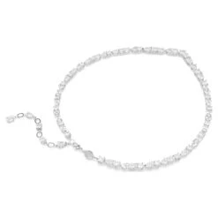 Swarovski Mesmera Necklace Mixed Cuts, White, Rhodium Plated -Jewelry Store mesmera necklace mixed cuts white rhodium plated swarovski 5665242 4