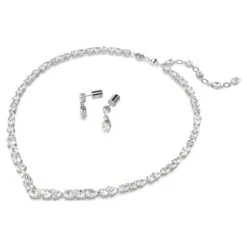Swarovski Mesmera Set Mixed Cuts, White, Rhodium Plated -Jewelry Store mesmera set mixed cuts white rhodium plated swarovski 5674306 2