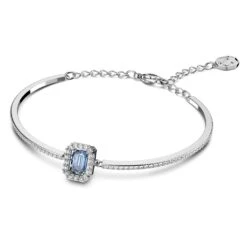 Swarovski Millenia Bangle Octagon Cut, Pavé, Blue, Rhodium Plated 9 Swarovski Millenia Bangle Octagon Cut, Pavé, Blue, Rhodium Plated -Jewelry Store millenia bangle octagon cut pavC3A9 blue rhodium plated swarovski 5620556 2