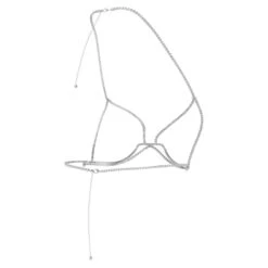 Swarovski Millenia Body Chain Round Cut, White, Rhodium Plated -Jewelry Store millenia body chain round cut white rhodium plated swarovski 5615858 2