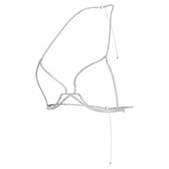 Swarovski Millenia Body Chain Round Cut, White, Rhodium Plated -Jewelry Store millenia body chain round cut white rhodium plated swarovski 5615858 3