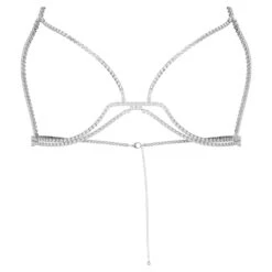 Swarovski Millenia Body Chain Round Cut, White, Rhodium Plated -Jewelry Store millenia body chain round cut white rhodium plated swarovski 5615858 5