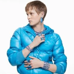 Swarovski Millenia Bracelet Octagon Cut, Blue, Rhodium Plated -Jewelry Store millenia bracelet octagon cut blue rhodium plated swarovski 5614927 4