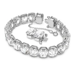 Swarovski Millenia Bracelet Octagon Cut, White, Rhodium Plated -Jewelry Store millenia bracelet octagon cut white rhodium plated swarovski 5618699 2