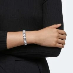 Swarovski Millenia Bracelet Octagon Cut, White, Rhodium Plated -Jewelry Store millenia bracelet octagon cut white rhodium plated swarovski 5618699 4