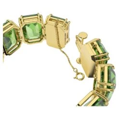 Swarovski Millenia Bracelet Oversized Crystals, Octagon Cut, Green, Gold-tone Plated -Jewelry Store millenia bracelet oversized crystals octagon cut green gold tone plated swarovski 5598347 3