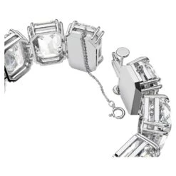 Swarovski Millenia Bracelet Oversized Crystals, Octagon Cut, White, Rhodium Plated -Jewelry Store millenia bracelet oversized crystals octagon cut white rhodium plated swarovski 5599192 3