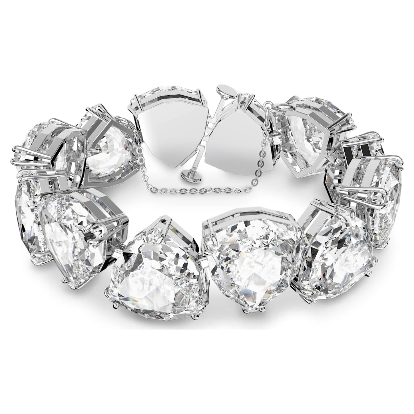 Swarovski Millenia Bracelet Oversized Crystals, Trilliant Cut, White, Rhodium Plated 4 Swarovski Millenia Bracelet Oversized Crystals, Trilliant Cut, White, Rhodium Plated - Image 2
