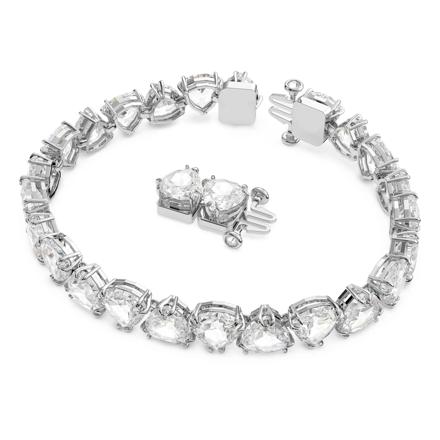 Swarovski Millenia Bracelet Trilliant Cut, White, Rhodium Plated 5 Swarovski Millenia Bracelet Trilliant Cut, White, Rhodium Plated - Image 3