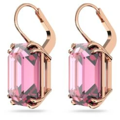 Swarovski Millenia Drop Earrings Octagon Cut, Pink, Rose Gold-tone Plated 10 Swarovski Millenia Drop Earrings Octagon Cut, Pink, Rose Gold-tone Plated -Jewelry Store millenia drop earrings octagon cut pink rose gold tone plated swarovski 5619502 3