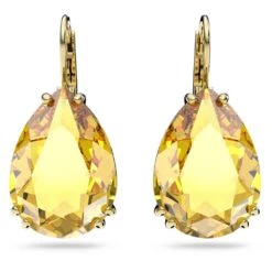 Swarovski Millenia Drop Earrings Pear Cut, Yellow, Gold-tone Plated 12 Swarovski Millenia Drop Earrings Pear Cut, Yellow, Gold-tone Plated -Jewelry Store millenia drop earrings pear cut yellow gold tone plated swarovski 5619495 4