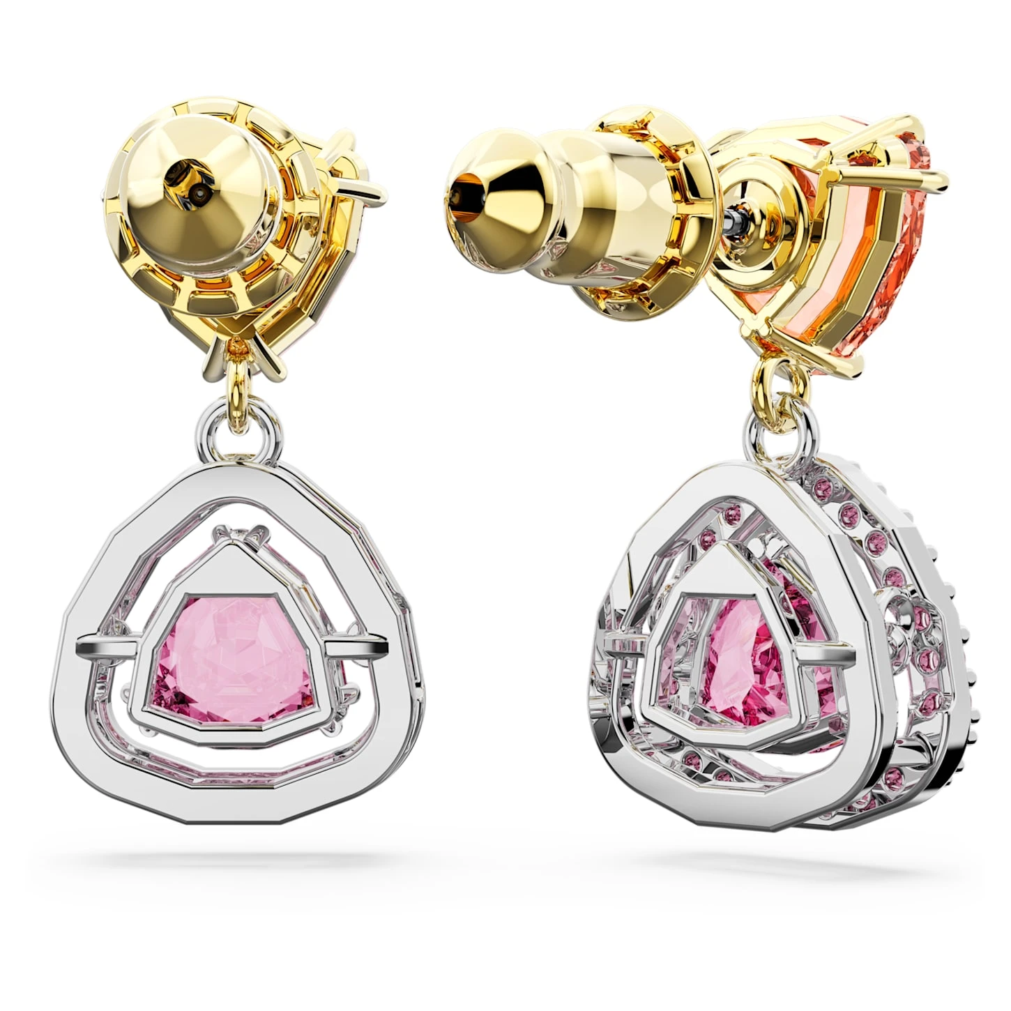 Swarovski Millenia Drop Earrings Trilliant Cut, Multicolored, Mixed Metal Finish 7 Swarovski Millenia Drop Earrings Trilliant Cut, Multicolored, Mixed Metal Finish - Image 5