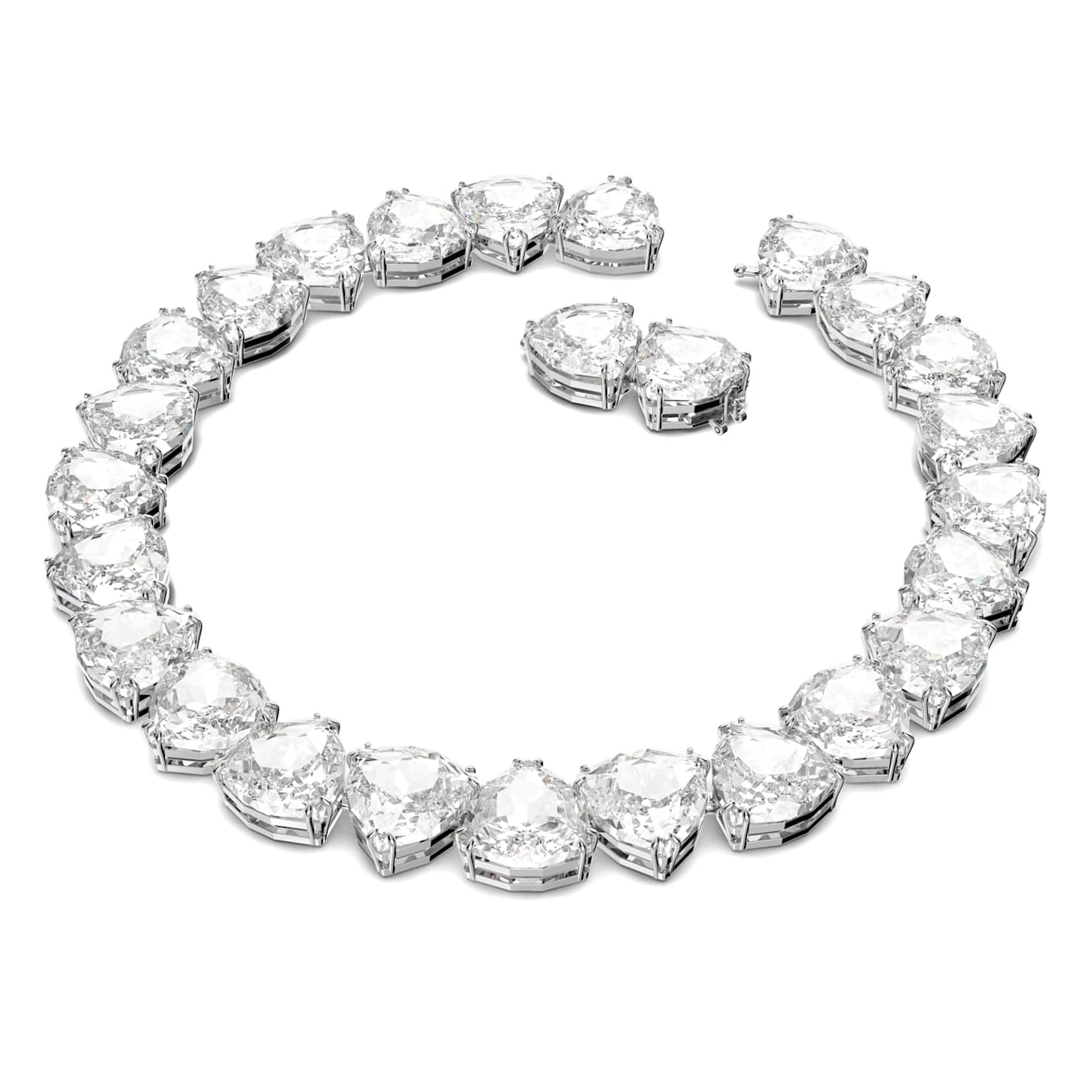 Swarovski Millenia Necklace Oversized Crystals, Trilliant Cut, White, Rhodium Plated 5 Swarovski Millenia Necklace Oversized Crystals, Trilliant Cut, White, Rhodium Plated - Image 3