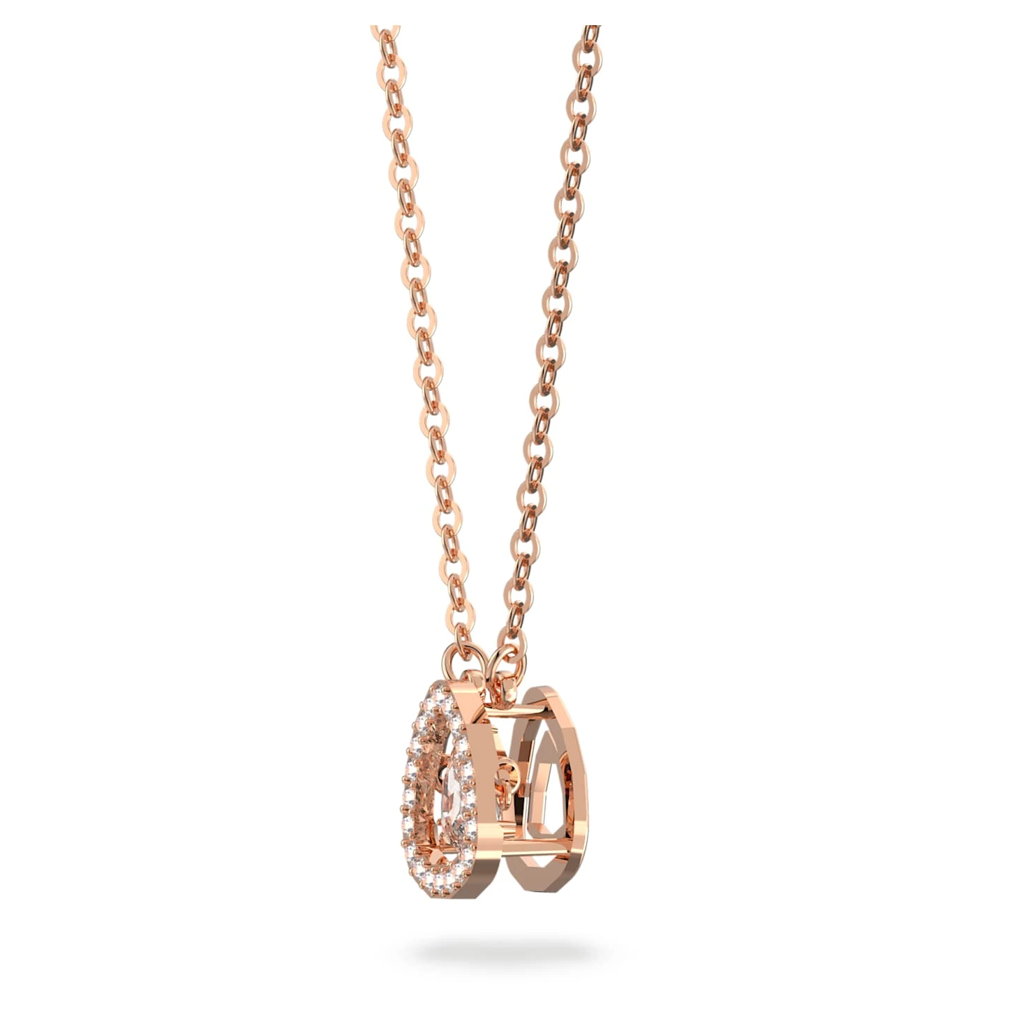 Swarovski Millenia Necklace Trilliant Cut, White, Rose Gold-tone Plated 7 Swarovski Millenia Necklace Trilliant Cut, White, Rose Gold-tone Plated - Image 5