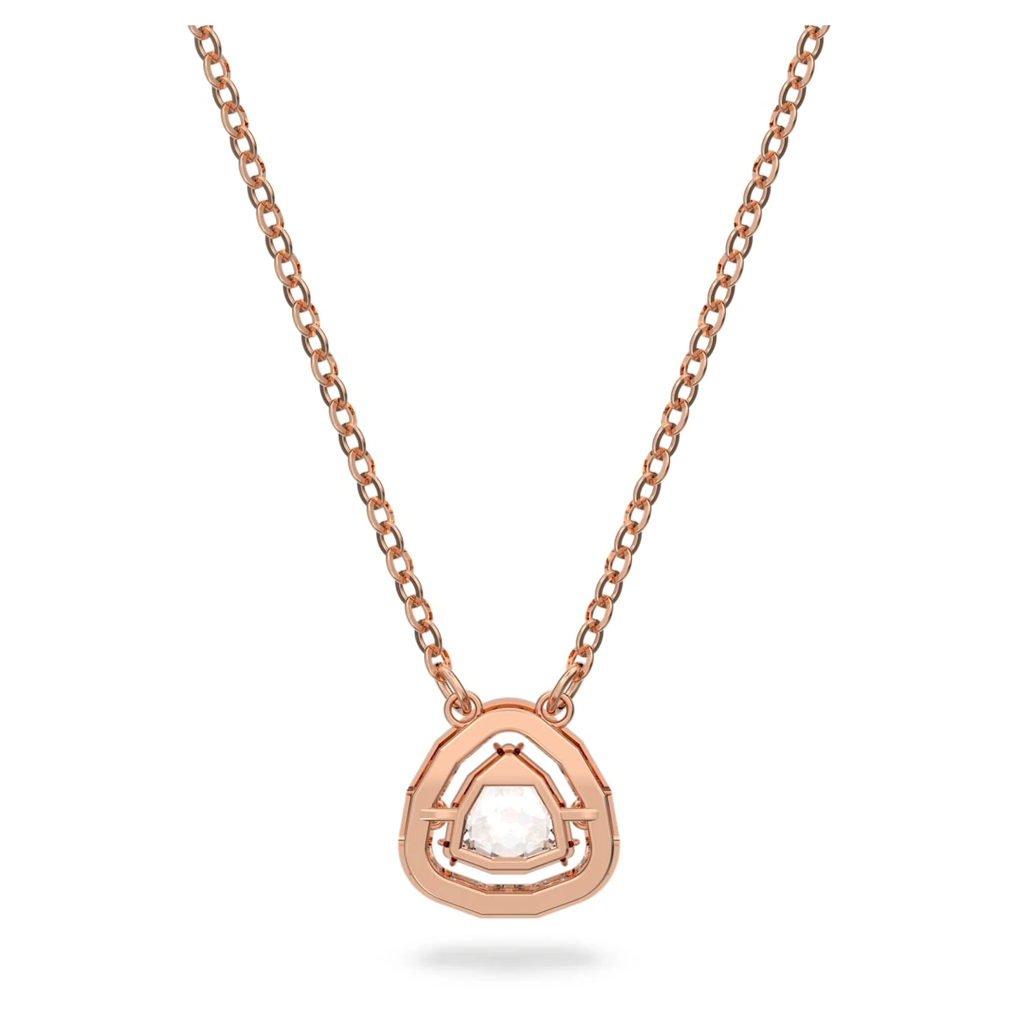 Swarovski Millenia Necklace Trilliant Cut, White, Rose Gold-tone Plated 8 Swarovski Millenia Necklace Trilliant Cut, White, Rose Gold-tone Plated - Image 6