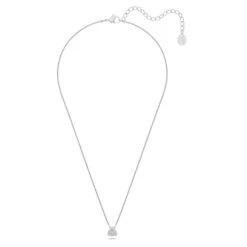 Swarovski Millenia Pendant Trilliant Cut, White, Rhodium Plated -Jewelry Store millenia pendant trilliant cut white rhodium plated swarovski 5628352 2
