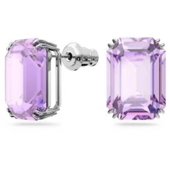 Swarovski Millenia Stud Earrings Octagon Cut, Purple, Rhodium Plated 11 Swarovski Millenia Stud Earrings Octagon Cut, Purple, Rhodium Plated -Jewelry Store millenia stud earrings octagon cut purple rhodium plated swarovski 5638493 2