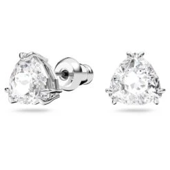 Swarovski Millenia Stud Earrings Trilliant Cut, White, Rhodium Plated -Jewelry Store millenia stud earrings trilliant cut white rhodium plated swarovski 5619498 2