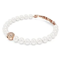 Swarovski Nice Bracelet Feather, White, Rose Gold-tone Plated -Jewelry Store nice bracelet feather white rose gold tone plated swarovski 5663480 4
