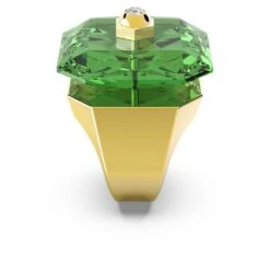 Swarovski Numina Cocktail Ring Octagon Cut, Green, Gold-tone Plated -Jewelry Store numina cocktail ring octagon cut green gold tone plated swarovski 5613538 3