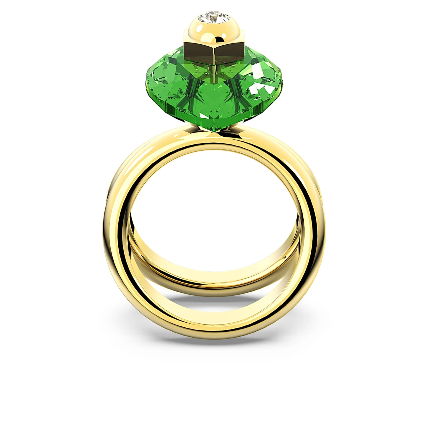 Swarovski Numina Ring Pear Cut, Green, Gold-tone Plated 7 Swarovski Numina Ring Pear Cut, Green, Gold-tone Plated - Image 5