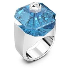 Swarovski Numina Ring Square Cut, Blue, Rhodium Plated 10 Swarovski Numina Ring Square Cut, Blue, Rhodium Plated -Jewelry Store numina ring square cut blue rhodium plated swarovski 5614076 2