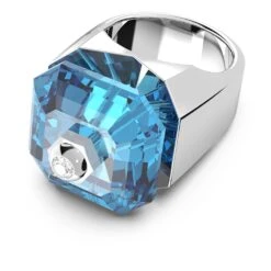 Swarovski Numina Ring Square Cut, Blue, Rhodium Plated 12 Swarovski Numina Ring Square Cut, Blue, Rhodium Plated -Jewelry Store numina ring square cut blue rhodium plated swarovski 5614076 4