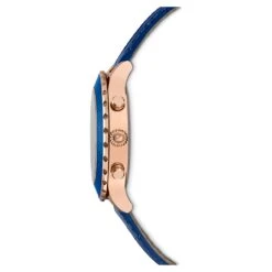 Swarovski Octea Lux Chrono Watch Swiss Made, Leather Strap, Blue, Rose Gold-tone Finish 9 Swarovski Octea Lux Chrono Watch Swiss Made, Leather Strap, Blue, Rose Gold-tone Finish -Jewelry Store octea lux chrono watch swiss made leather strap blue rose gold tone finish swarovski 5563480 2