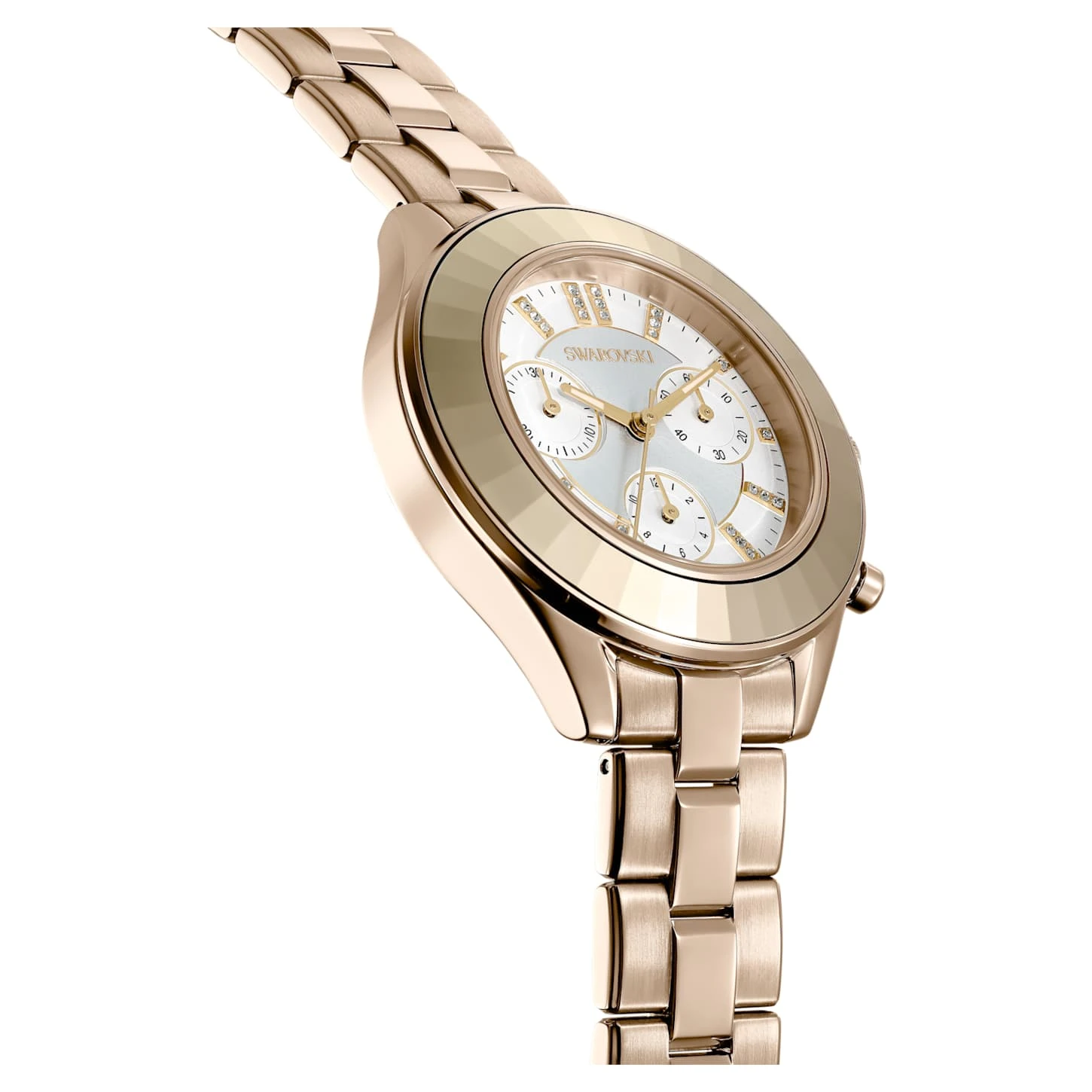 Swarovski Octea Lux Sport Watch Swiss Made, Metal Bracelet, Gold Tone, Champagne Gold-tone Finish 8 Swarovski Octea Lux Sport Watch Swiss Made, Metal Bracelet, Gold Tone, Champagne Gold-tone Finish - Image 6
