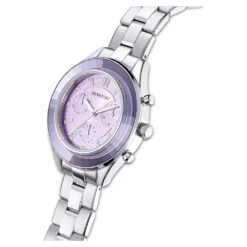 Swarovski Octea Lux Sport Watch Swiss Made, Metal Bracelet, Purple, Stainless Steel -Jewelry Store octea lux sport watch swiss made metal bracelet purple stainless steel swarovski 5632484 4