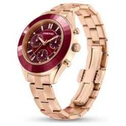 Swarovski Octea Lux Sport Watch Swiss Made, Metal Bracelet, Red, Rose Gold-tone Finish 12 Swarovski Octea Lux Sport Watch Swiss Made, Metal Bracelet, Red, Rose Gold-tone Finish -Jewelry Store octea lux sport watch swiss made metal bracelet red rose gold tone finish swarovski 5632475 2