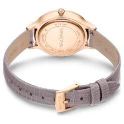 Swarovski Octea Nova Watch Swiss Made, Leather Strap, Beige, Rose Gold-tone Finish -Jewelry Store octea nova watch swiss made leather strap beige rose gold tone finish swarovski 5649999 3