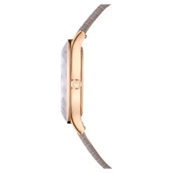Swarovski Octea Nova Watch Swiss Made, Leather Strap, Beige, Rose Gold-tone Finish -Jewelry Store octea nova watch swiss made leather strap beige rose gold tone finish swarovski 5649999 6
