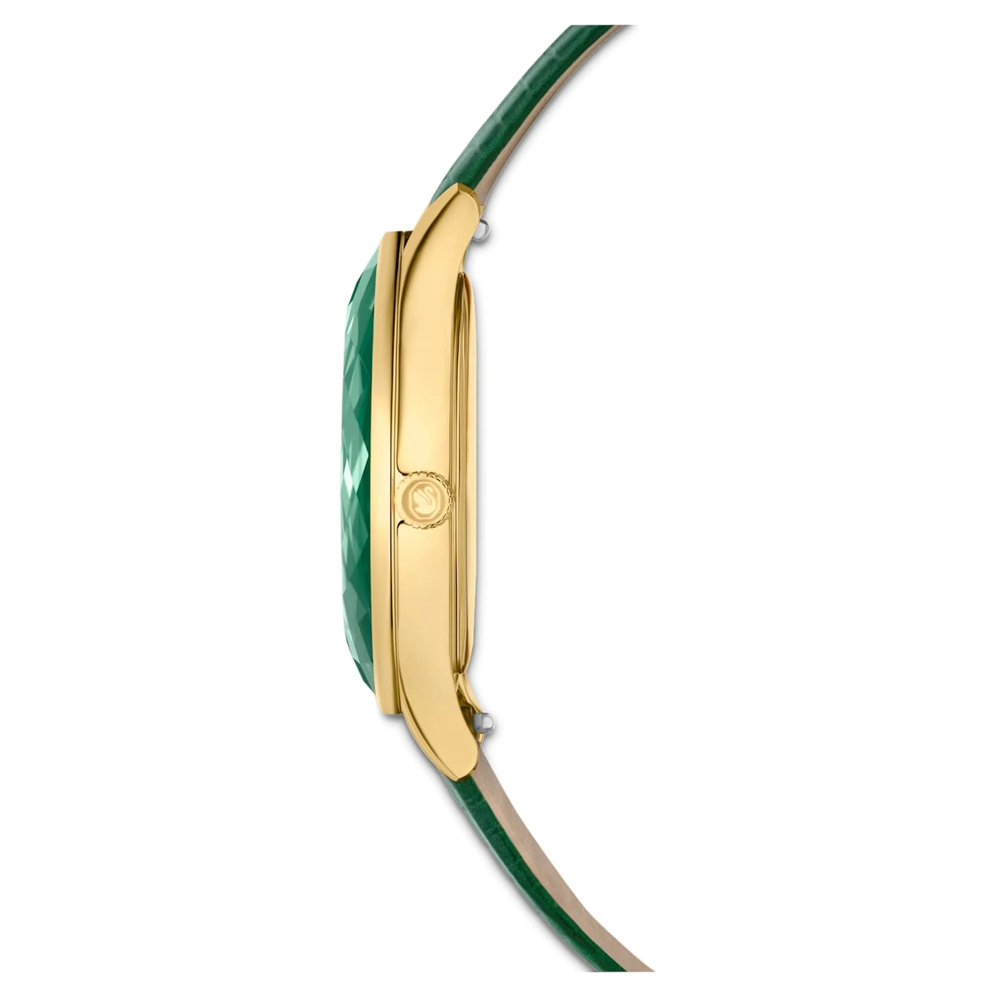 Swarovski Octea Nova Watch Swiss Made, Leather Strap, Green, Gold-tone Finish 9 Swarovski Octea Nova Watch Swiss Made, Leather Strap, Green, Gold-tone Finish - Image 7