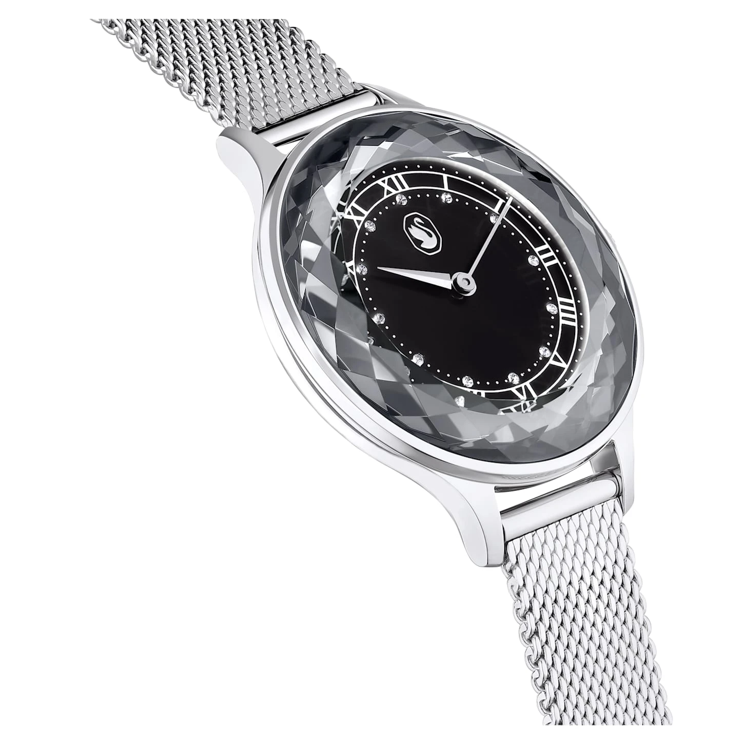 Swarovski Octea Nova Watch Swiss Made, Metal Bracelet, Black, Stainless Steel 7 Swarovski Octea Nova Watch Swiss Made, Metal Bracelet, Black, Stainless Steel - Image 5
