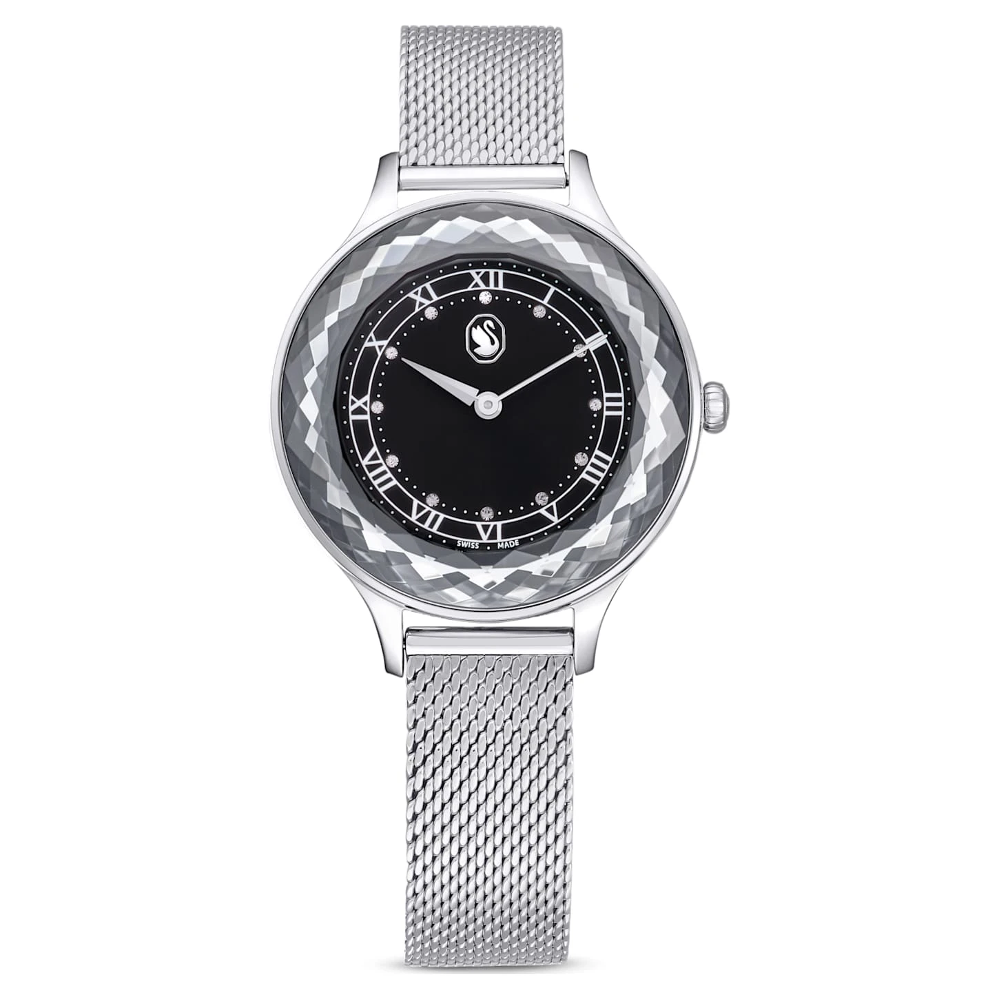 Swarovski Octea Nova Watch Swiss Made, Metal Bracelet, Black, Stainless Steel 3 Swarovski Octea Nova Watch Swiss Made, Metal Bracelet, Black, Stainless Steel