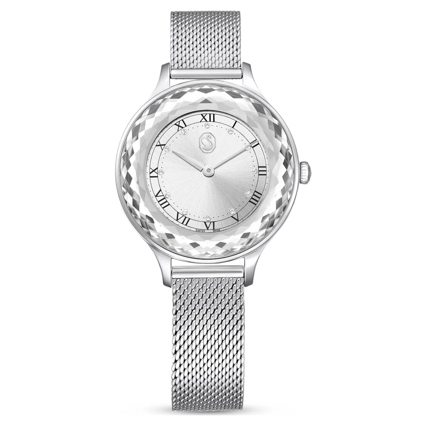 Swarovski Octea Nova Watch Swiss Made, Metal Bracelet, Silver Tone, Stainless Steel 4 Swarovski Octea Nova Watch Swiss Made, Metal Bracelet, Silver Tone, Stainless Steel - Image 2