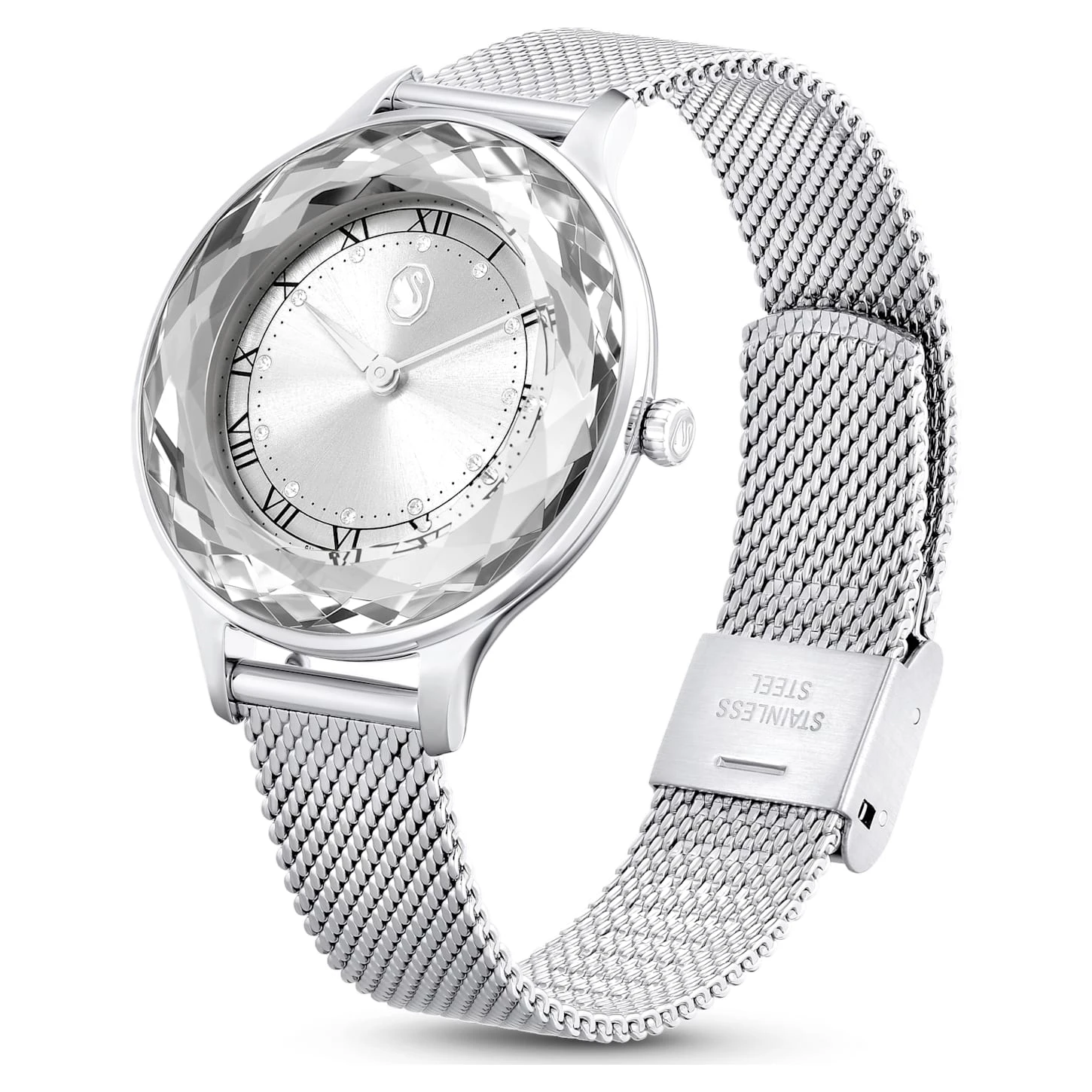Swarovski Octea Nova Watch Swiss Made, Metal Bracelet, Silver Tone, Stainless Steel 5 Swarovski Octea Nova Watch Swiss Made, Metal Bracelet, Silver Tone, Stainless Steel - Image 3