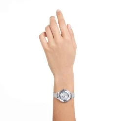 Swarovski Octea Nova Watch Swiss Made, Metal Bracelet, Silver Tone, Stainless Steel