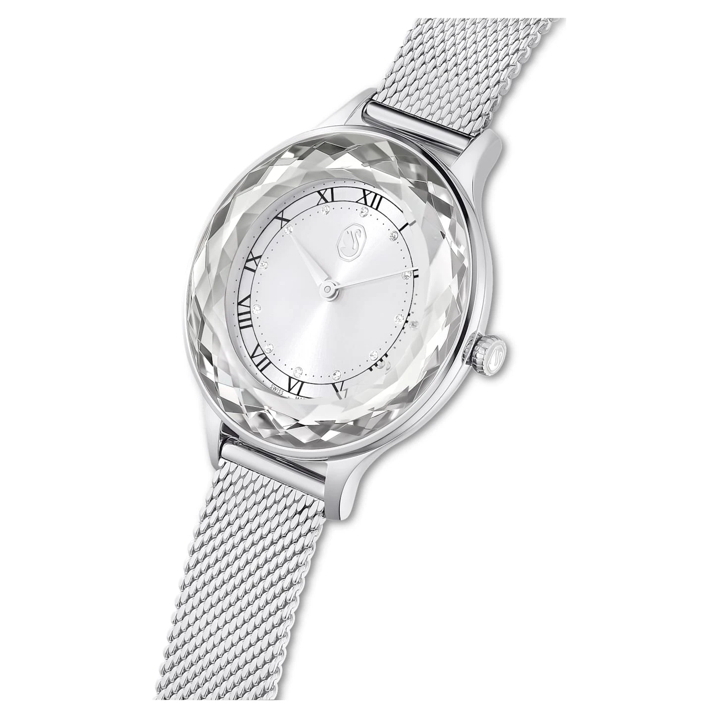 Swarovski Octea Nova Watch Swiss Made, Metal Bracelet, Silver Tone, Stainless Steel 7 Swarovski Octea Nova Watch Swiss Made, Metal Bracelet, Silver Tone, Stainless Steel - Image 5