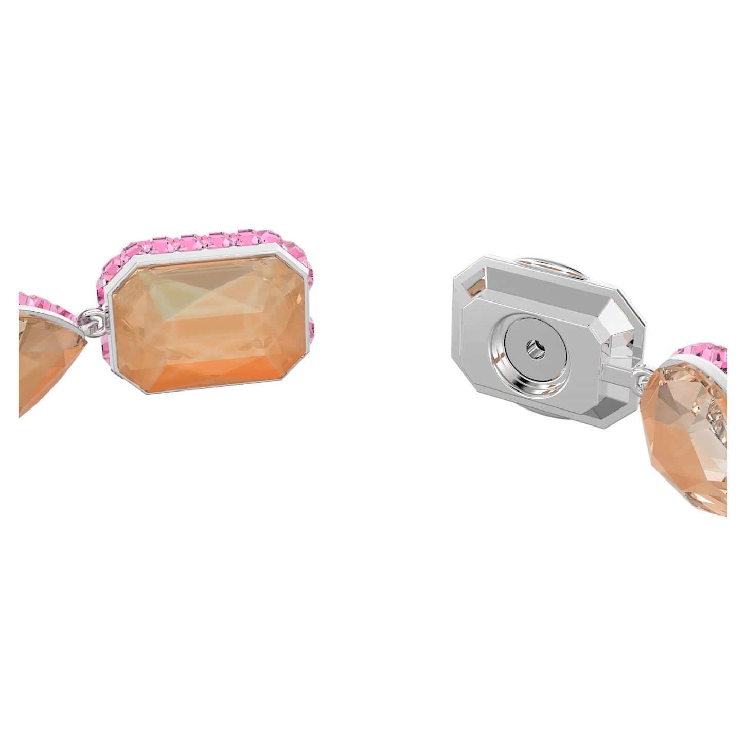 Swarovski Orbita Bracelet Magnetic Closure, Mixed Cuts, Multicolored, Rhodium Plated 6 Swarovski Orbita Bracelet Magnetic Closure, Mixed Cuts, Multicolored, Rhodium Plated - Image 4