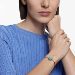 Swarovski Orbita Bracelet Octagon Cut, Multicolored, Gold-tone Plated -Jewelry Store orbita bracelet octagon cut multicolored gold tone plated swarovski 5616643 5